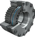 Hydraulisch gelüftete Federdruck- Lamaellenbremse